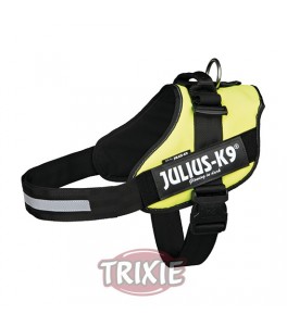 Trixie Arnés Julius-K9 IDC, 3/XL, 82-115cm, Amarillo Neón