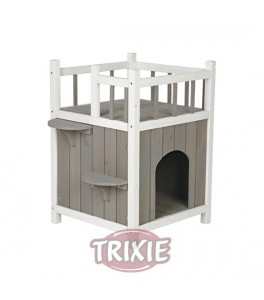 Trixie Caseta Gatos con Balcón