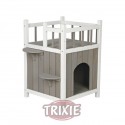 Trixie Caseta Gatos con Balcón