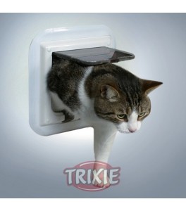 Trixie Gatera 4 posiciones p/puertas cristal, gris