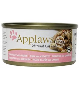 Applaws Lata Gato Filete de Atún con Gambas