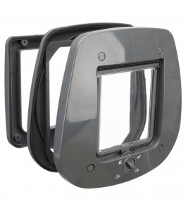 Trixie Gatera 4 posiciones p/puertas cristal, blanco