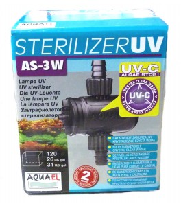 Aquael Esterilizador UV AS 3W
