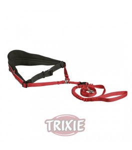 Trixie Cinturón acolchado Canicross, Manos libres, Rojo