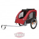 Trixie Trailer para Bicicleta Rojo/negro