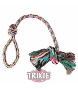 Trixie Cuerda de juego, algodón, multicolor, 270 g/70 cm