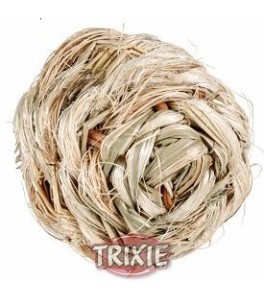 Pelota de Henos seco, con cascabel, ø 6 cm