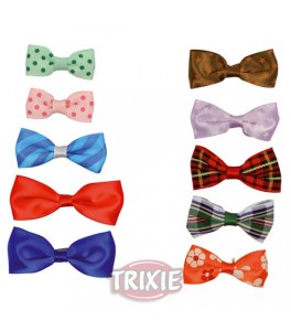 10 lazos pelo, 2 uds de 4 y 5,5cm, 6 uds de 4,5cm