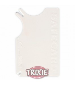 Safecard, Quitaparásitos Segura 8×5 cm, Blanco.