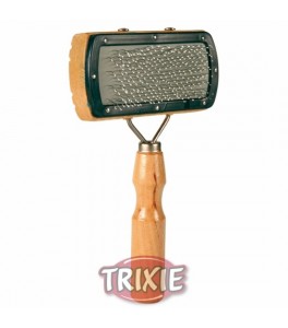 Carda, mango de madera, una cara, 10x18 cm