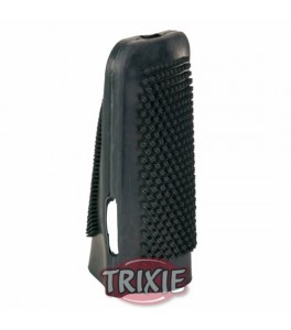 Guante de masaje, caucho, doble, 12x14 cm