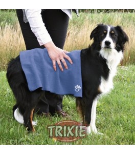 Trixie Toalla extra secado, 50×60cm, Azul