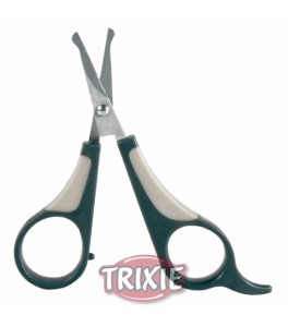 Trixie Tijeras punta redonda inox, cara y patas, 9 cm