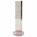 Trixie Peine metálico, doble tipo, 16 cm