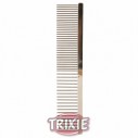 Trixie Peine metálico, doble tipo, 16 cm