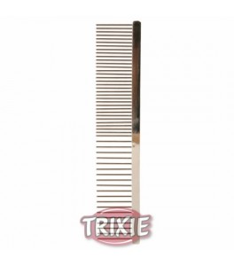 Trixie Peine metálico, doble tipo, 16 cm