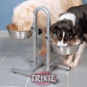 Trixie Soporte barra curvada, 2 comederos 2.8 lts