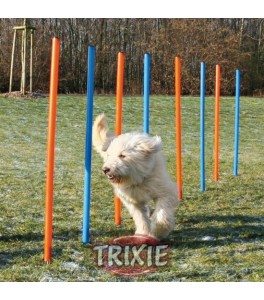 Trixie 12 Mástiles Agility Slalom, 115xø 3 cm, az./nar.