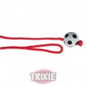 Trixie Pelota con cuerda, suave, caucho, ø 6 cm,1.00 m