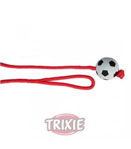 Trixie Pelota con cuerda, suave, caucho, ø 6 cm,1.00 m