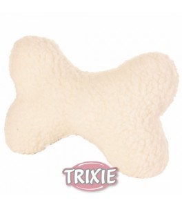 Trixie Hueso peluche acolchado, con sonido, 20 cm blanco