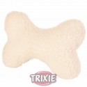 Trixie Hueso peluche acolchado, con sonido, 20 cm blanco