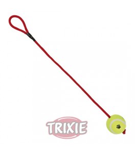 Trixie Pelota tenis con cuerda, ø 6.5 cm,50 cm