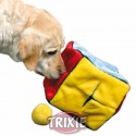 Trixie Cubo peluche con 4 pelotas peluche, 21 cm
