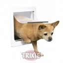 Trixie Puerta perros 2 posiciones, XS/S, blanco