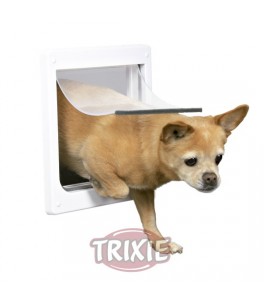 Trixie Puerta perros 2 posiciones, XS/S, blanco