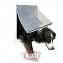 Trixie Puerta perros 2 posiciones, M/XL, blanco