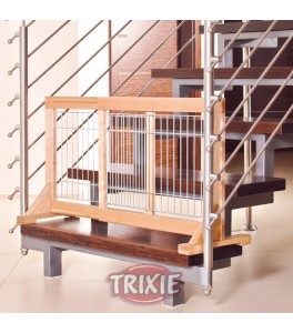 Trixie Barrera extensible perros, 63/108x51x31 cm, Haya