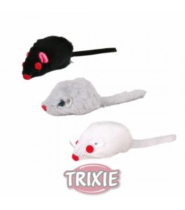 Trixie Ratón peluche, 5 cm, granel, Gris
