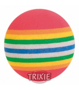 Trixie 4 Pelota Arcoiris, ø 3.5 cm