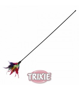 Trixie Vara de juego, con plumero, 50 cm
