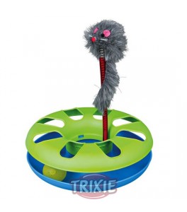 Trixie Círculo de Juego, Pelota-muelle, Ratón, ø 24x29cm
