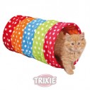 Trixie Tunel juego, Felpa, ø 25x50 cm, colorido