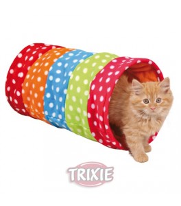 Trixie Tunel juego, Felpa, ø 25x50 cm, colorido