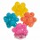 Trixie 4 Pelotas caucho, multiformas ø 3.5 cm, multicolor