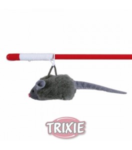 Trixie Vara juego c/ratón microchip con sonido fuerte, 47cm