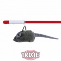 Trixie Vara juego c/ratón microchip con sonido fuerte, 47cm