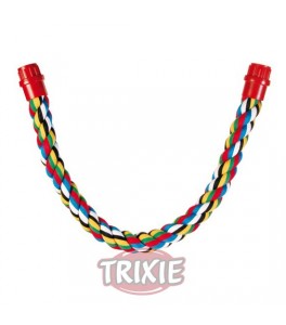Trixie Perchas cuerda multicolor, algodón, 75 cm,ø 30 mm