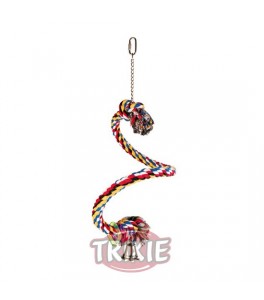 Trixie Percha cuerda multicolor espiral, 50 cm
