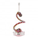Trixie Percha cuerda multicolor espiral, 50 cm