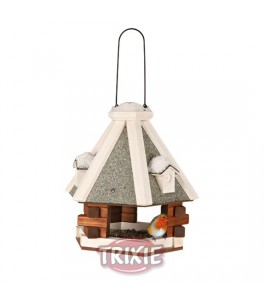 Trixie Comedero pájaros Natura, ø 36x35 cm, madera pino