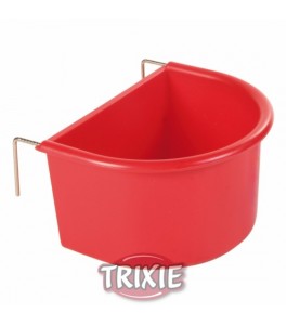 Trixie Comedero plástico con gancho, 150 ml/8x6 cm