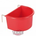 Trixie Comedero plástico con gancho, 150 ml/8x6 cm