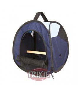 Trixie Transportín Pájaros 27×32×27cm,Azul Osc/Azul Claro