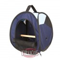 Trixie Transportín Pájaros 27×32×27cm,Azul Osc/Azul Claro