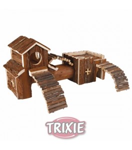 Trixie Túnel Hámster Frida, Natural Living, 47×22×15 cm